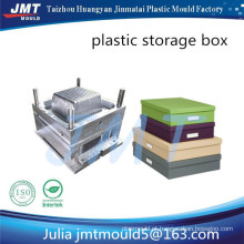 JMT auto limpar caixa de armazenamento de plástico com molde de tampa